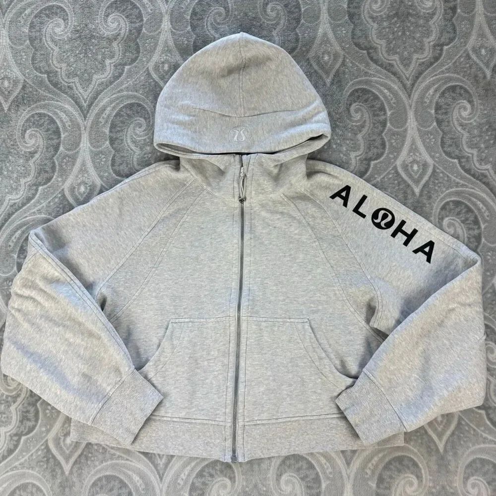 Womens RARE Lululemon Hawaii Exclusive Scuba Oversized Full-Zip Hoodie